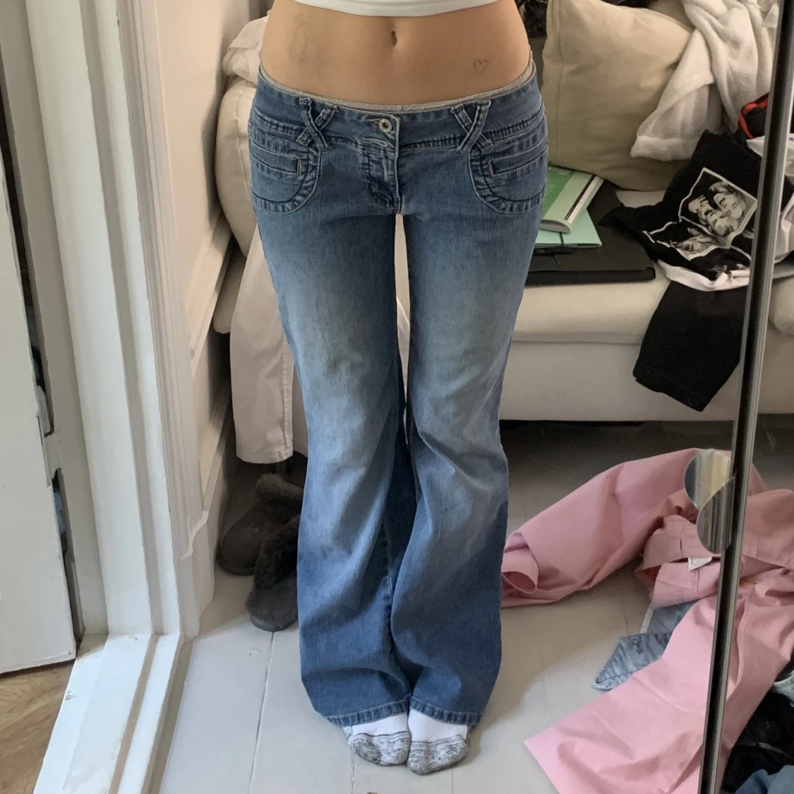 Lågmidjade Jeans! - 90