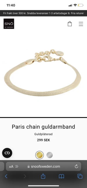 Snö of sweden matchande armband och fotlänk  - Helt nya armband och fotlänk från Snö of Sweden vid nypris av 300kr båda två. Ni kan läsa mer om dom på snö of svedens hemsida. Jag kommer bara inte använda dom helt enkelt då det inte riktigt är min stil. Jag säljer dom ihop eller enskilt d kan diskutera