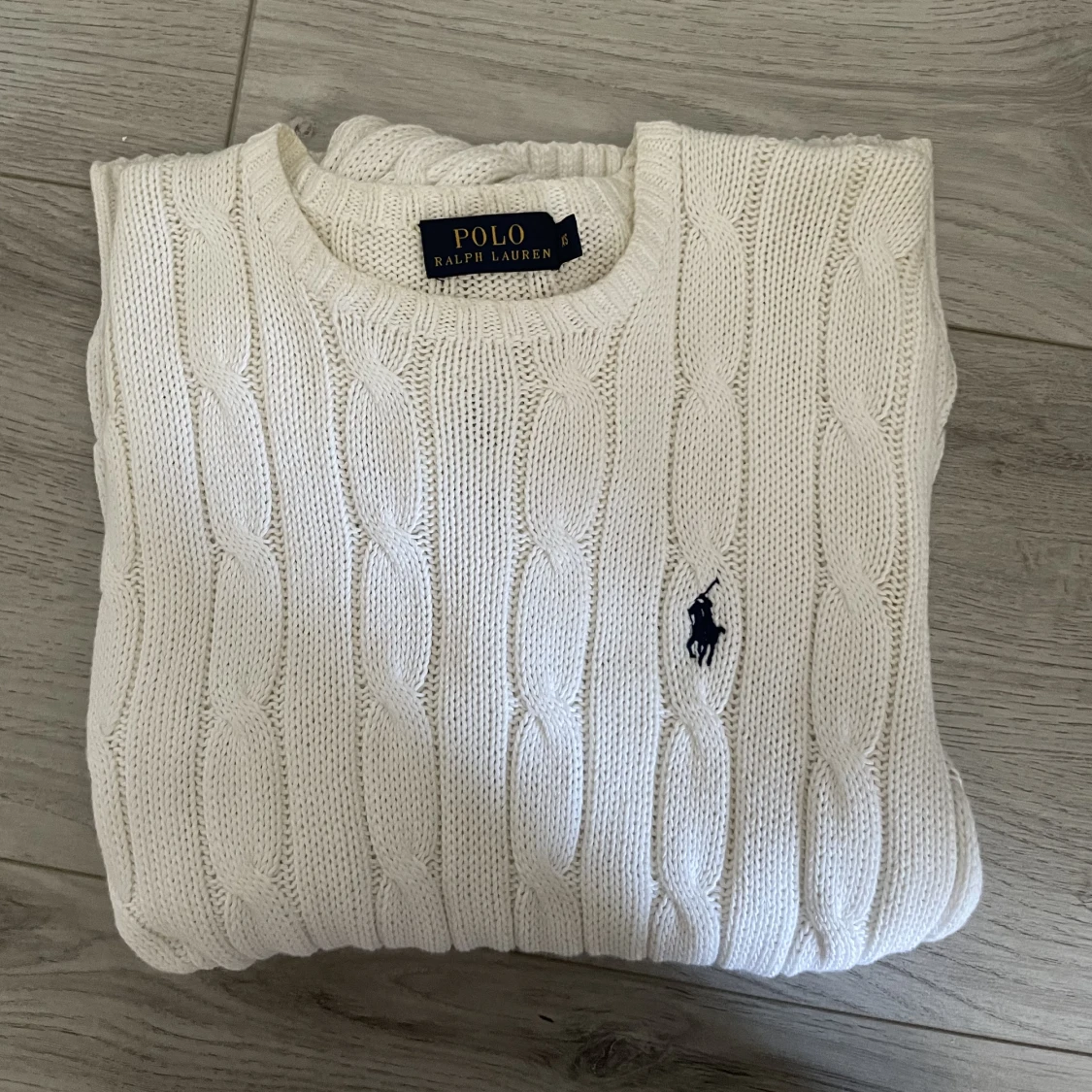 Kabelstickad Ralph Lauren tröja - 90