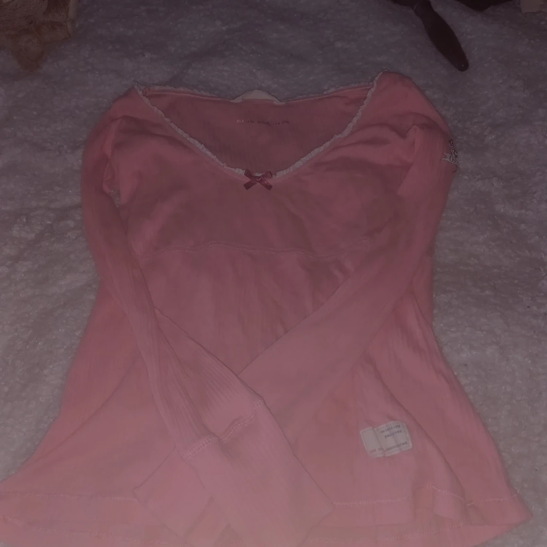 Snygg långärmad rosa tröja❤️