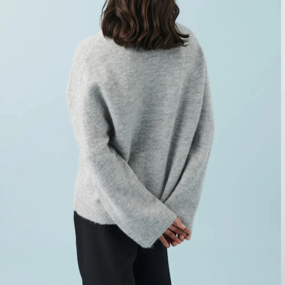 Oversized stickad tröja - 90