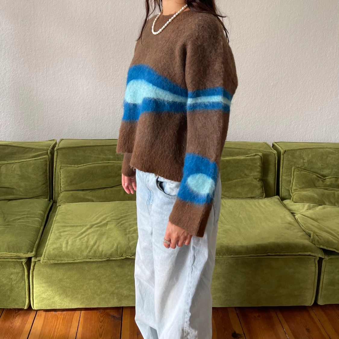 1/1 Unisex Mohair Sweater  - 90