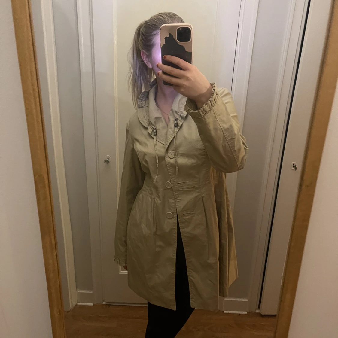 Beige kappa/jacka  - 90