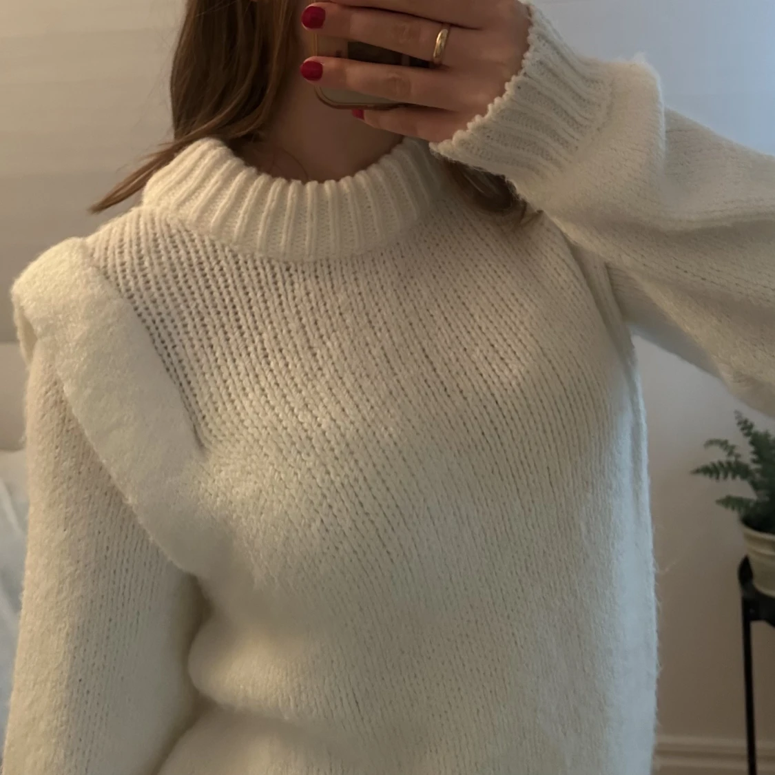 Stickad tröja🤍 - 90