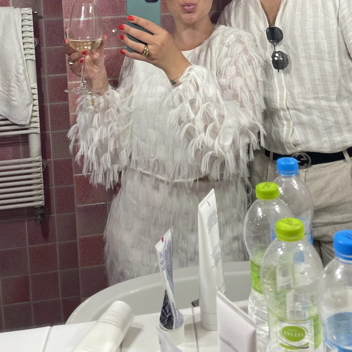 Långkjol och blus - 90