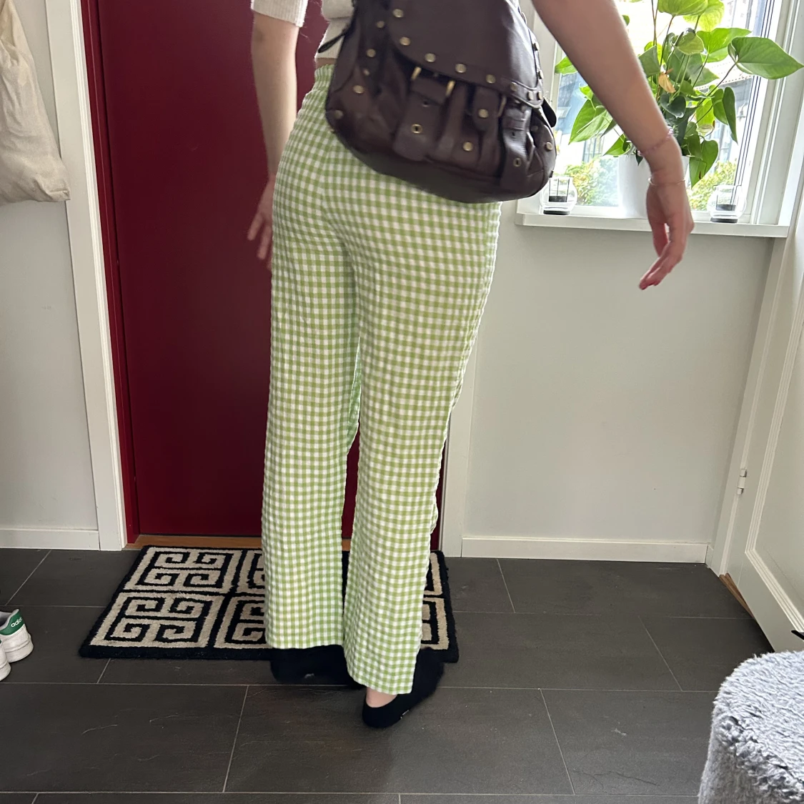 Gröna rutiga byxor - 91