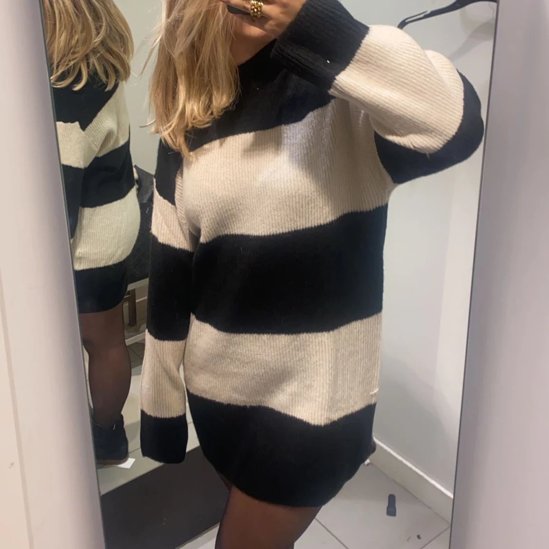 Stickad klänning - 90