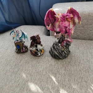 3 st fina drakar - 3 st fina drakar