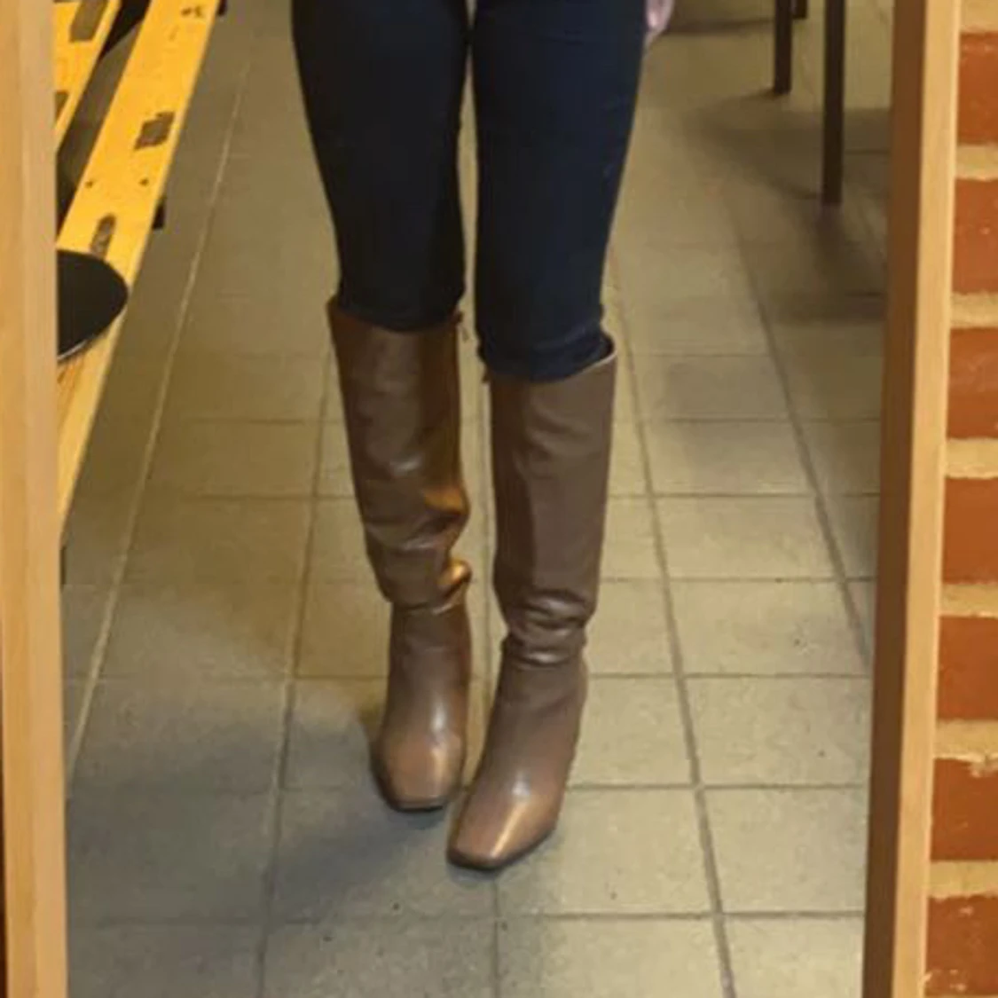 Högklackade boots  - 90