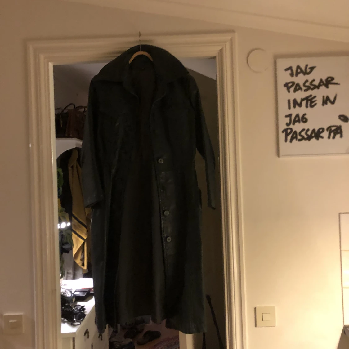 Grön retro skin jacka / kappa  - 90