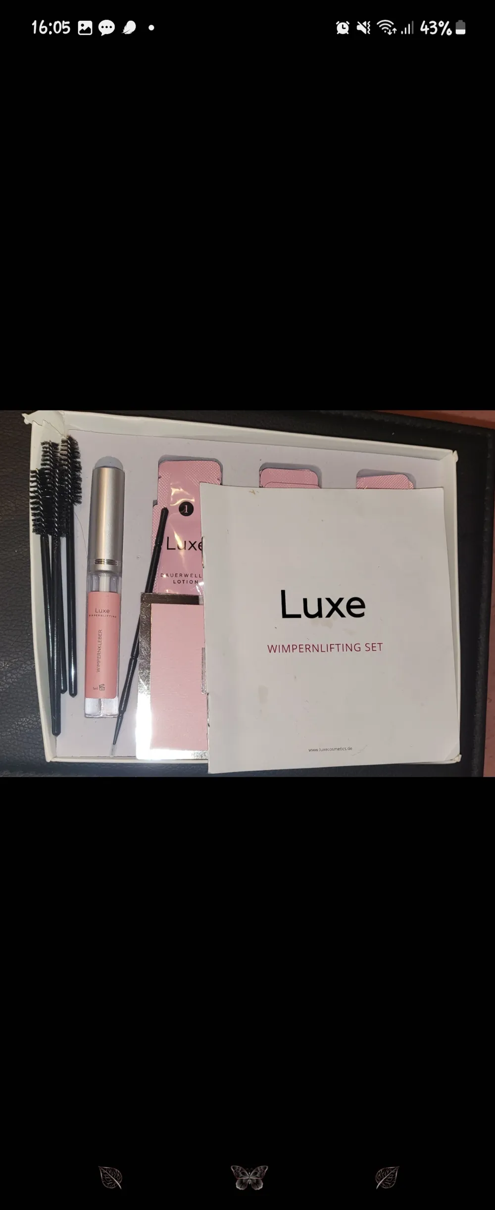 Ett komplett set för dig som utför lashlift från Luxe. Oanvänd. Övrigt.