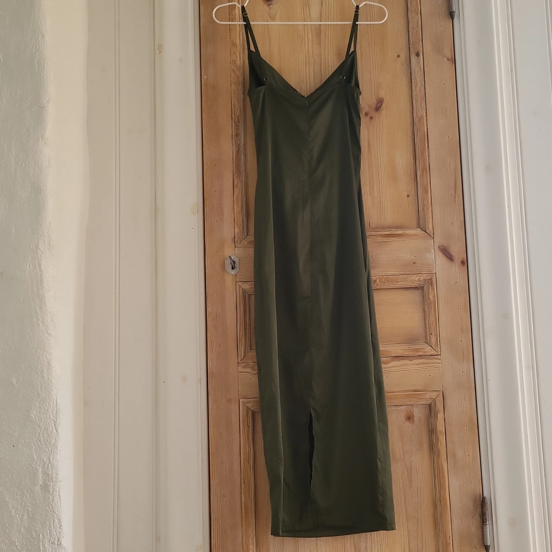 Grön siden balklänning - 91