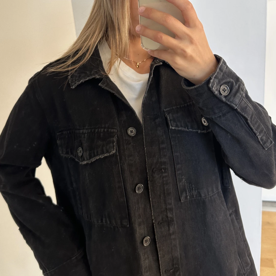 Svart Jeansjacka - 90