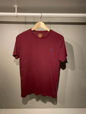 Ralph Lauren T-Shirt - Säljer en snygg vinröd ralph Lauren t-shirt! Endast använd några gånger. Skick ca 9/10!  Kolla gärna in mina andra annonser! Prutbart vid SNABB affär!