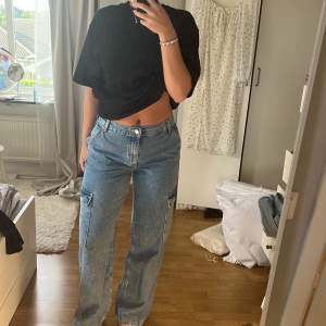 Cargo jeans, från asos tall. Strl 30/36 