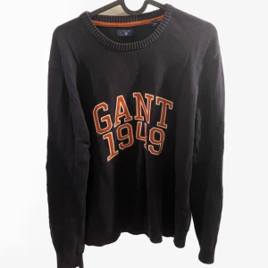 Gant tröja - Blå Stickad gant tröja, fint skick 10/10