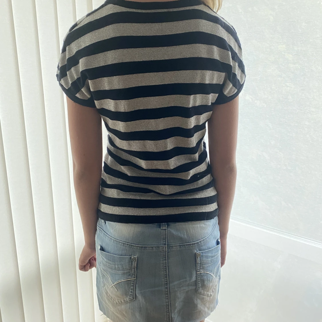 Stickad T-shirt  - 90