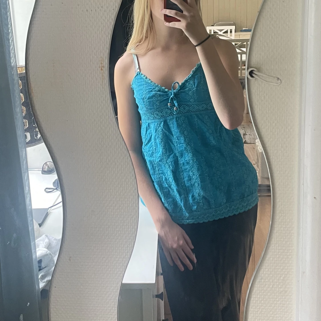 Turkos topp - 90