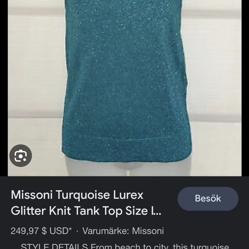 Säljer detta glitterlinne i hög kvalitet som enligt min mamma som jag fick den av är köpt på missoni. (Säljer även koftan) Lappen är bortklippt men jag hittade samma modell listad för 2900kr 💓 Storlek står ej men hade passat XS-M . Toppar.