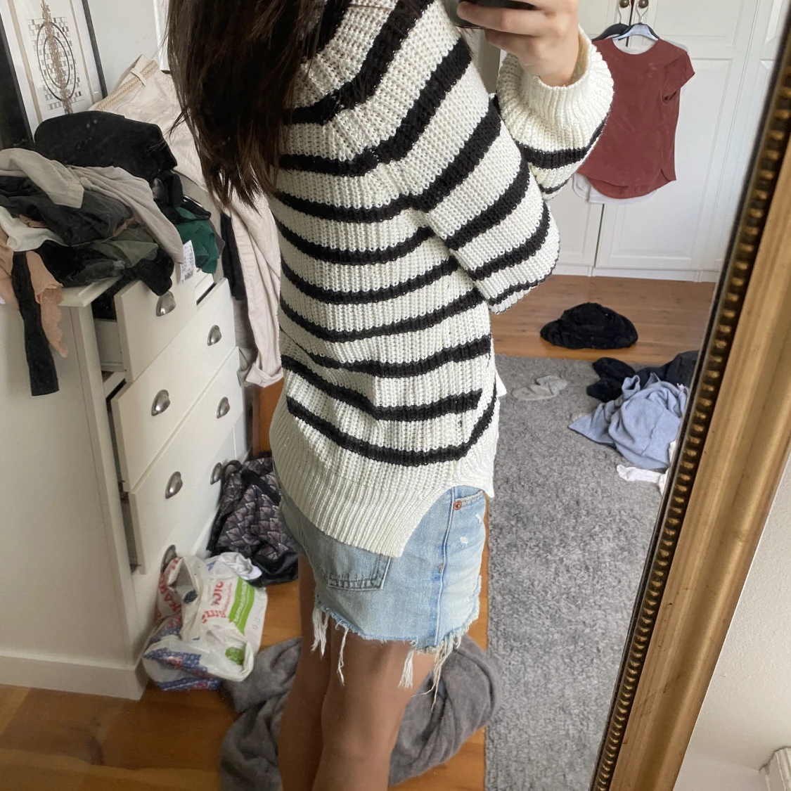 Randig stickad tröja ifrån Lindex - 91