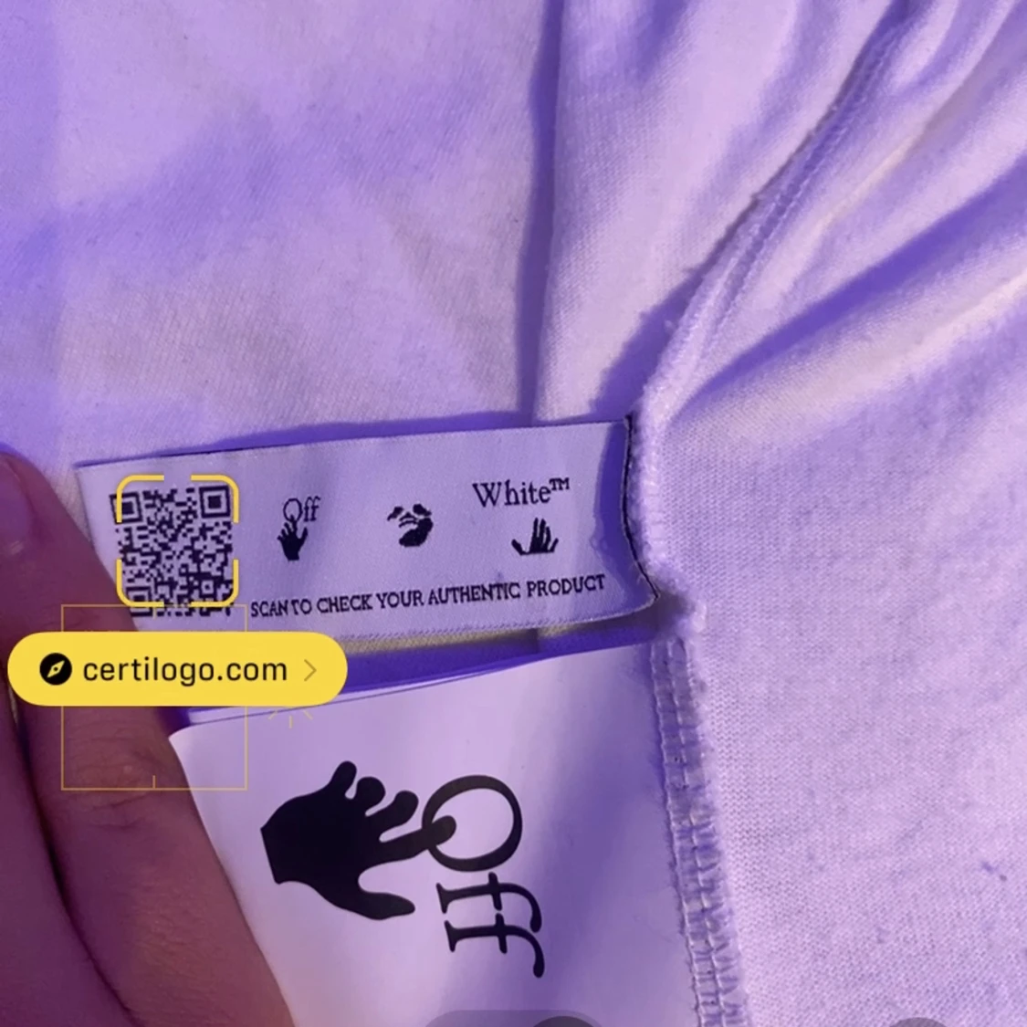 Off white t-shirt  - 91