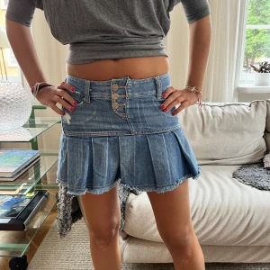 Jeans kjol - Säljer denna super snygga jeans kjol