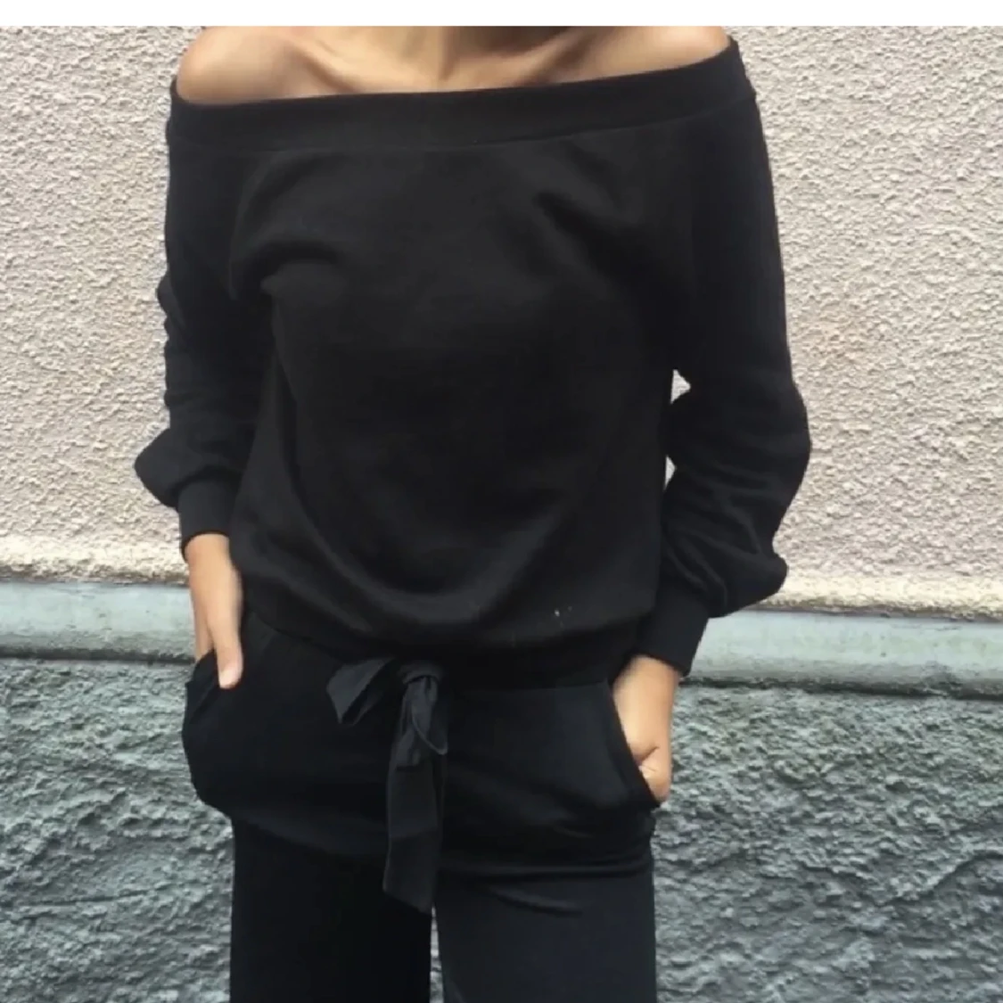 Off shoulder tröja  - 90