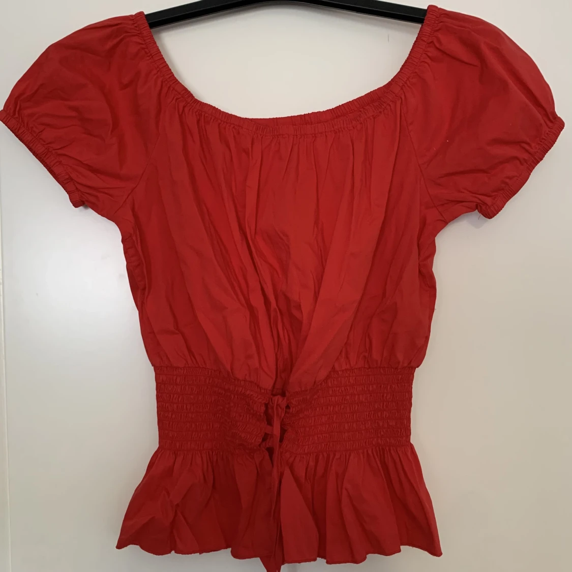 Röd somrig topp  - 90