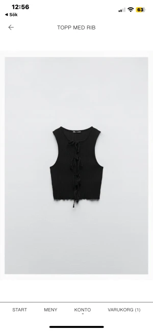 Topp från zara  - Jätte fin slutsåld topp från zara. Använd få gånger!  Stl M, passar S också Nypris 199 kr  Mitt pris 150 kr 