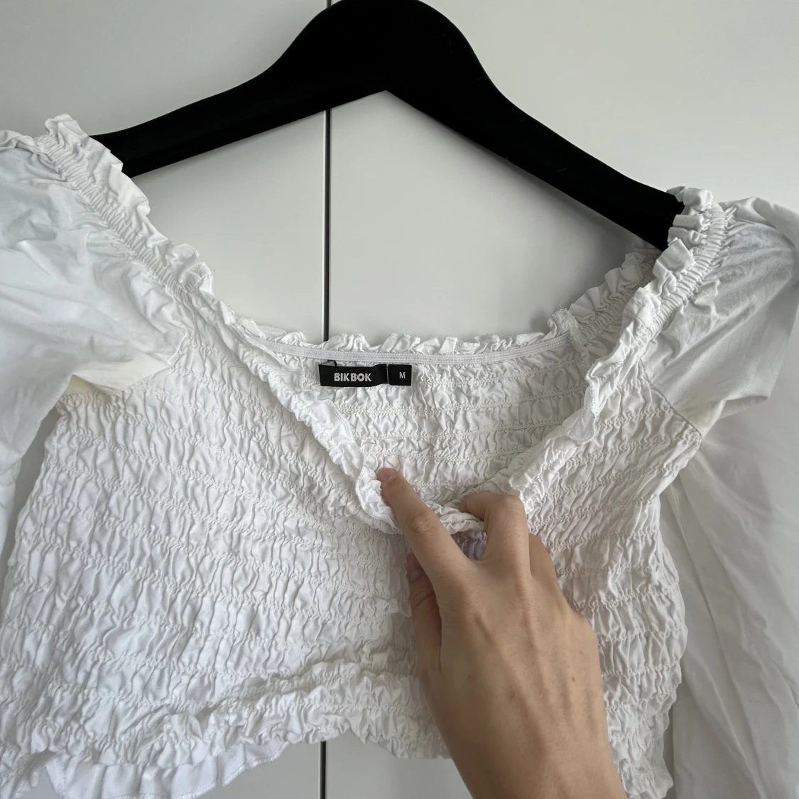 White crop summer top - 90