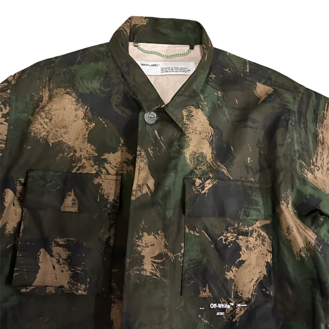 Off White Camouflage Jacket - 90