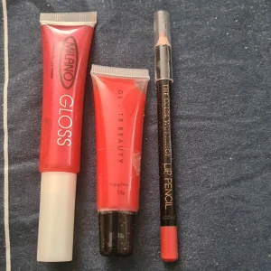 2 lipglpss 1 läppenna - Helt nytt kit oöppnat med Lipgloss o läppenna. 