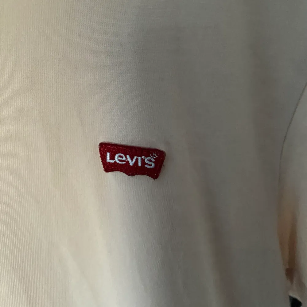 En levis t-shirt i fin färg, användts ngra gånger men är ändå i bra skick! Storlek xs men passar även s, kontakta om ni vill köpa💗. Toppar.