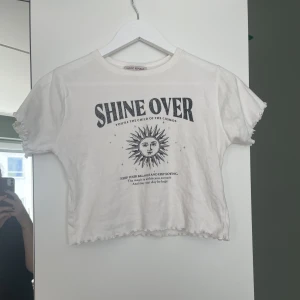 T-shirt - T-shirt med tryck från Pull & Bear. Storlek M.  Kan mötas upp i Stockholm annars står köparen för frakten!