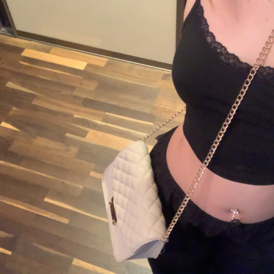 beige handväska - 91