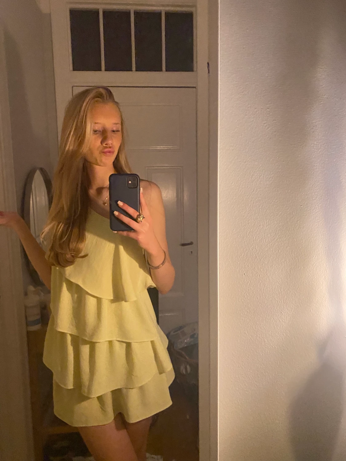 Gul klänning zara  - 90