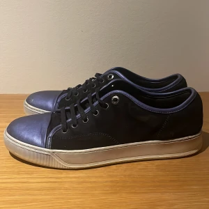 Lanvin Skor - Säljer nu dessa mörkblå Lanvin skor. De är i risigt skick, trasig samt missfärgad sula. Endast skorna medföljer. 