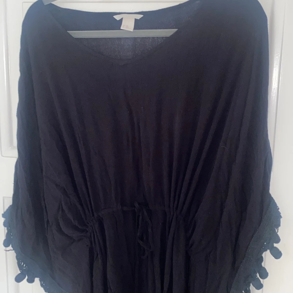 Strandklänning / kaftan med tassles  - 90