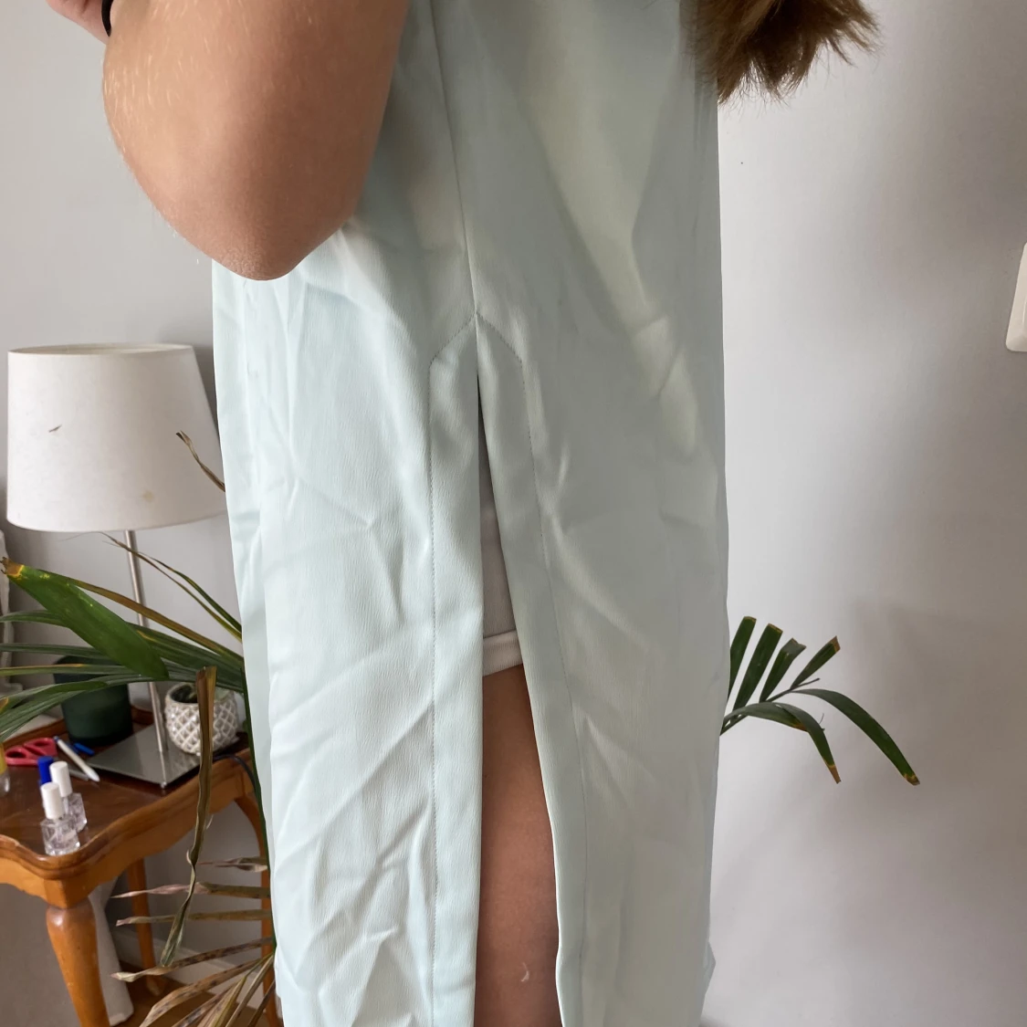 Ljus turkos klänning  - 90