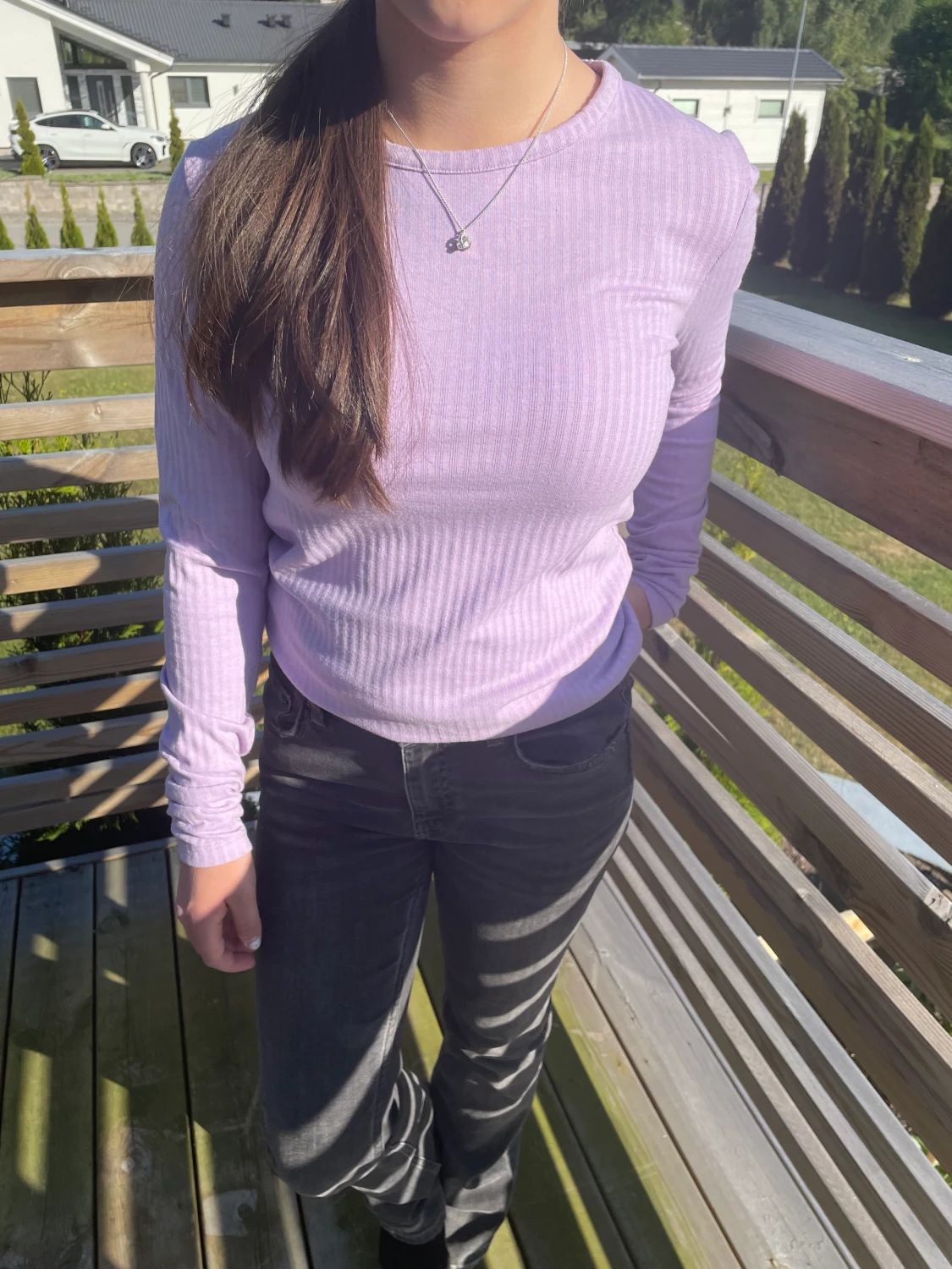 Lila långärmad