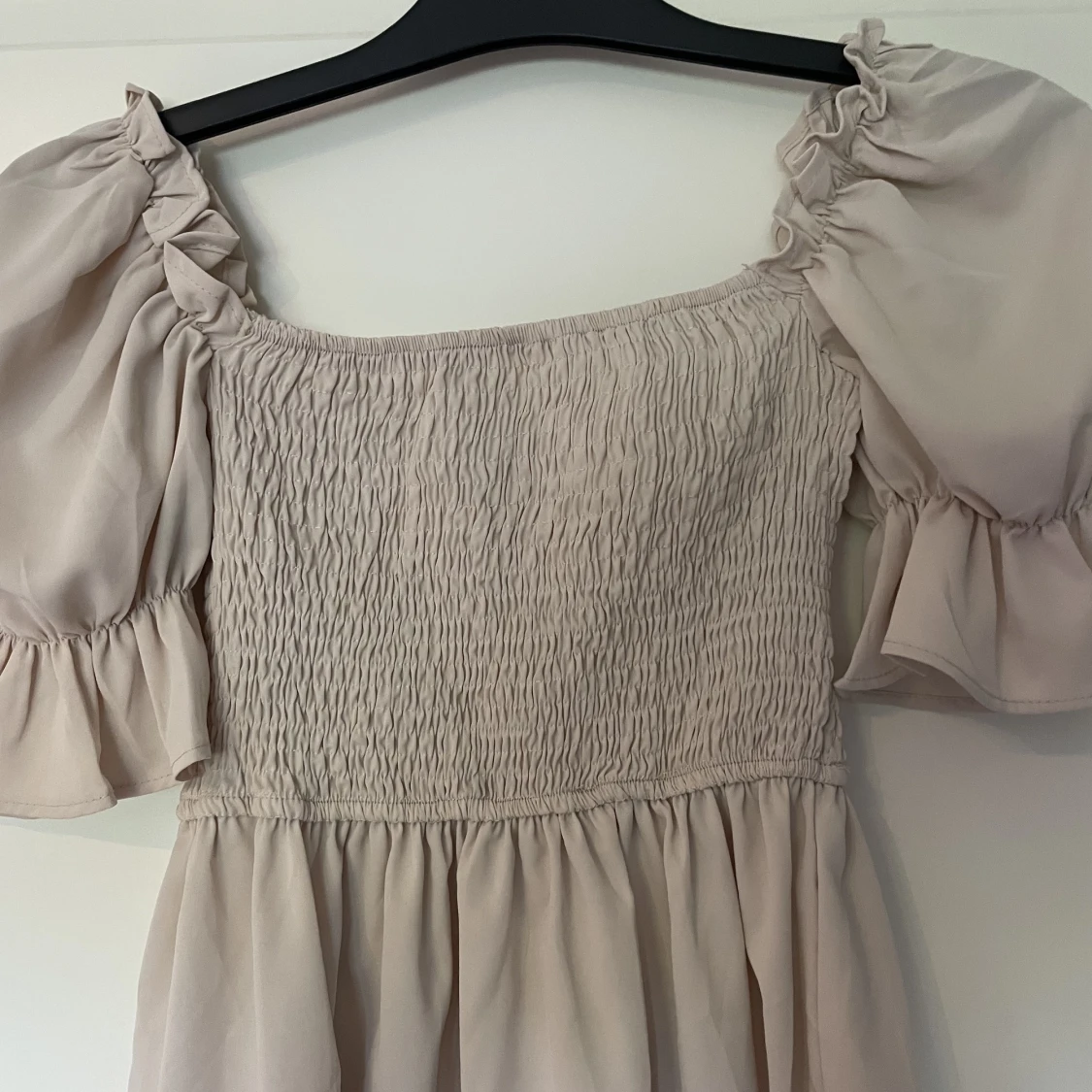 Beige sommar klänning - 90