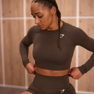 Gymshark Vital seamless 2.0 top - Brun Gymshark top i S i nyskick. Nypris: 449