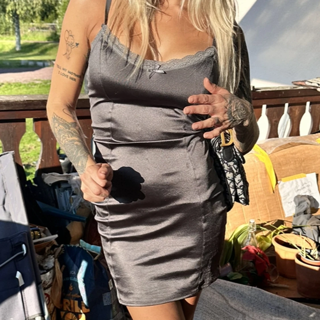 Siden klänning  - 91