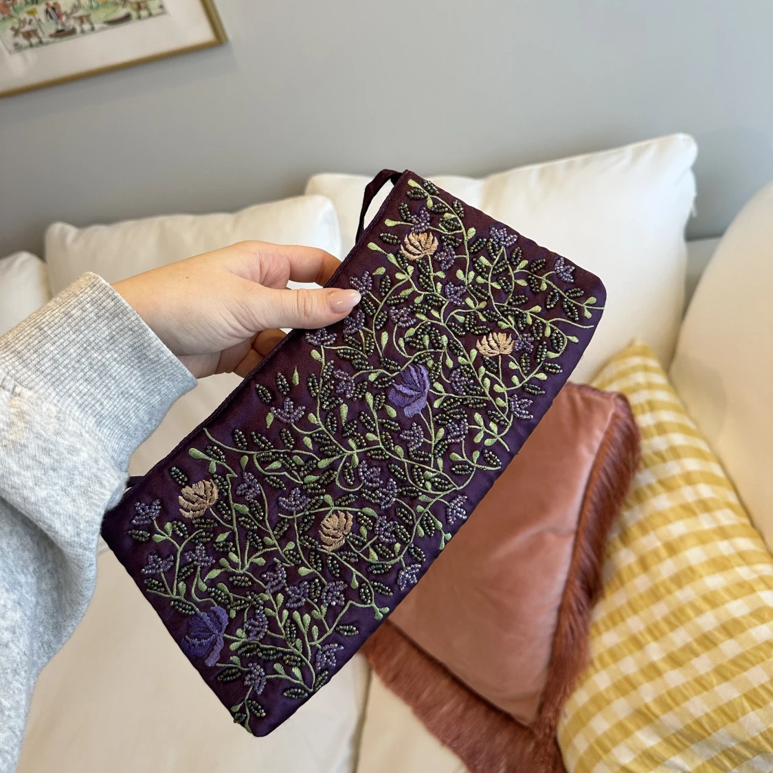 Väska med pärlor - 90