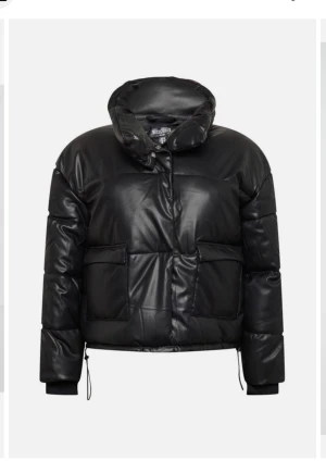 Vinterjacka från missguided - Skön och varm vinterjacka med läderimitation från missguided i strl S 350 kr inklusive frakt