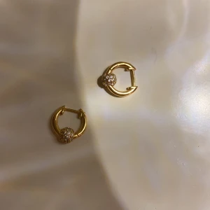 Örhängen - Guldiga. 