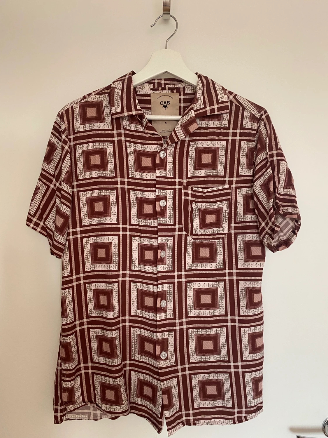 Oas, kortärmad skjorta 