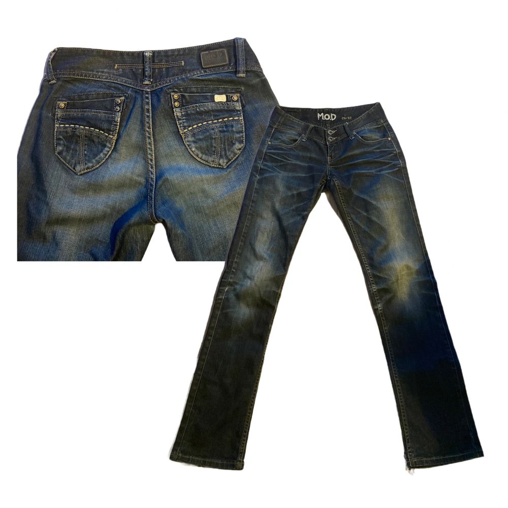 Blå Low waist jeans - Mod | Plick Second Hand