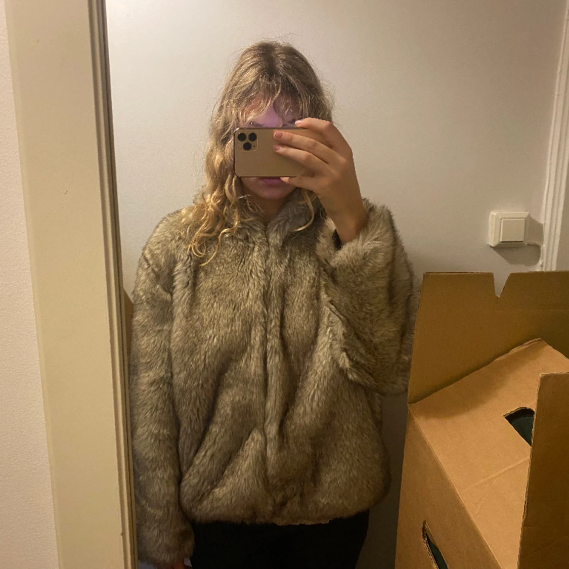pälsjacka - 90