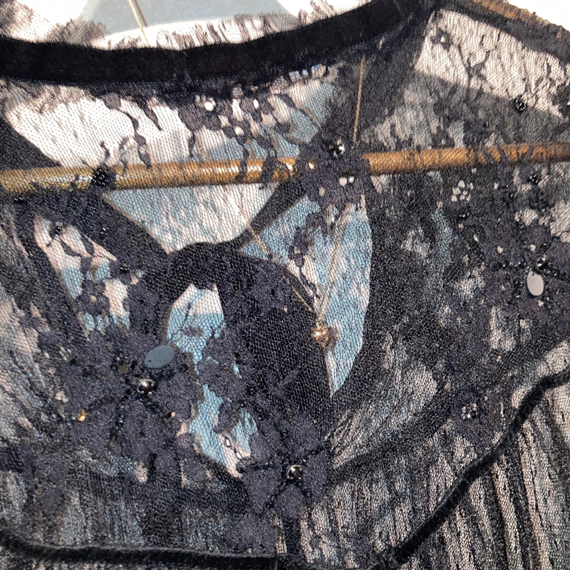 Tyll/spets blus - 91